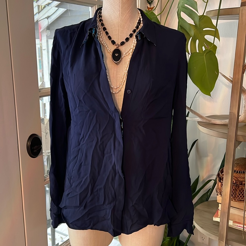 Dvf Silk Button Down - image 1